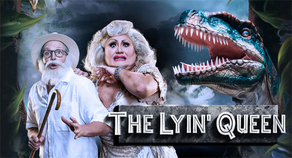 Todd McKenney and Trevor Ashley in The Lyin' Queen